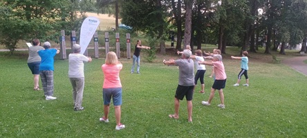 Qigong im Kurpark Bad Grönenbach